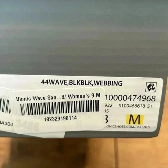 Vionic Wave Men’s Toe Post Sandal Black 6 , 7.5 - Picture 4 of 10